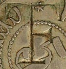 Closeup of the FT Counterstamp