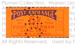 CT-140.05 (Fort Sherman, Post Exchange, No Series 5c Orange)