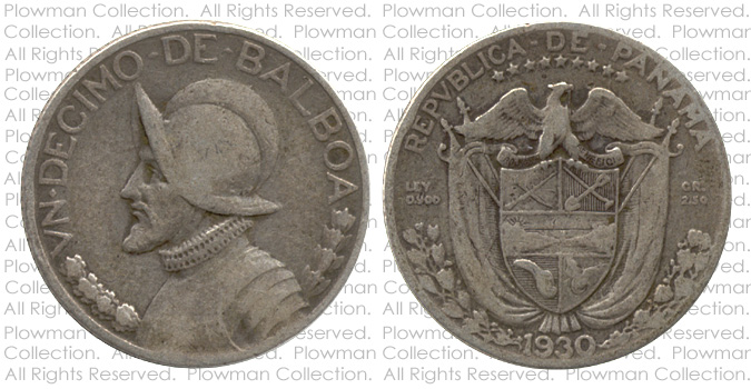 Example of a Vn Decimo of 1930-1947 Coin in G-4