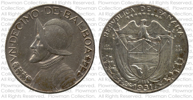 Example of a Vn Decimo of 1930-1947 Coin in VF-20