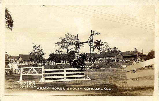 Army Horse Show at Corozal - probably 1930's
